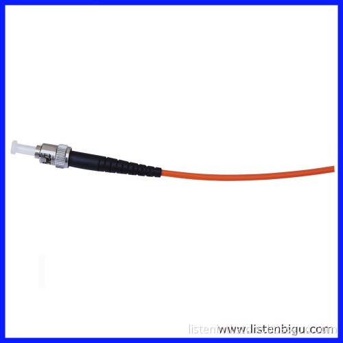 ST Fiber-optic Patch Cords, Multiple Mode, Simplex 50/125 and Low Insertion Loss